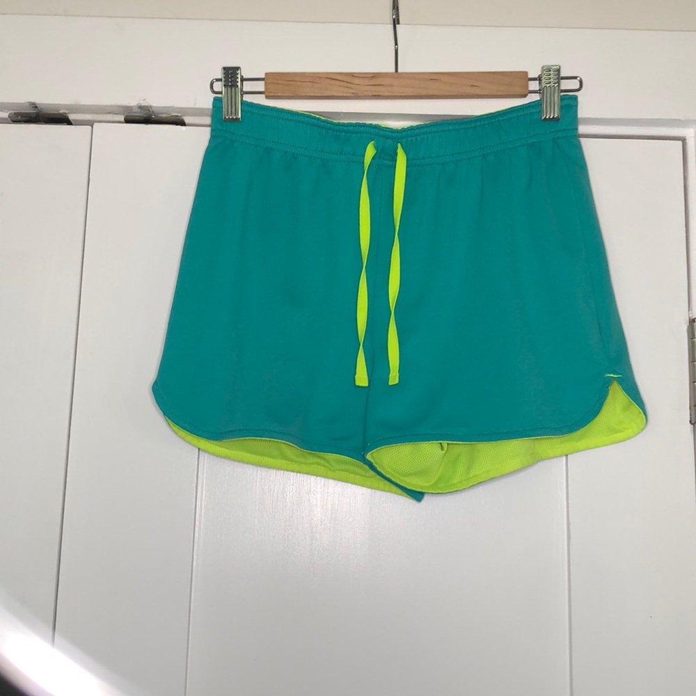 Adorable green/blue and yellow dolphin shorts